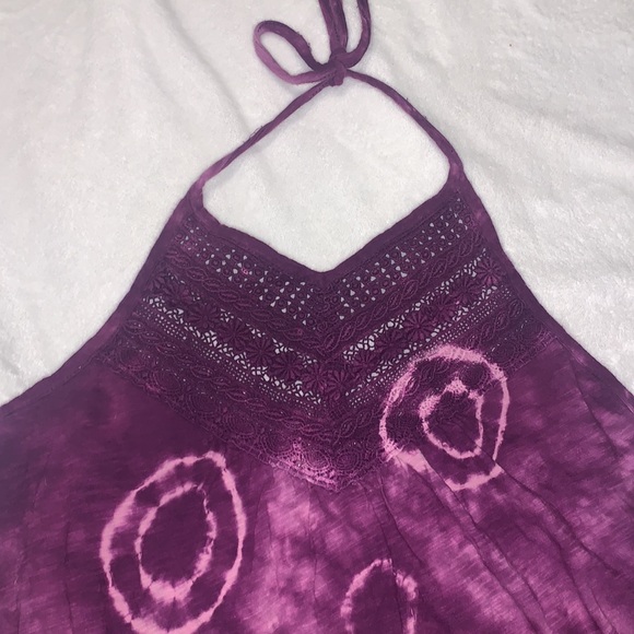 DKNY lace insert halter top - Picture 2 of 3